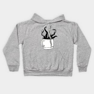 Coffee Tentacles Kids Hoodie